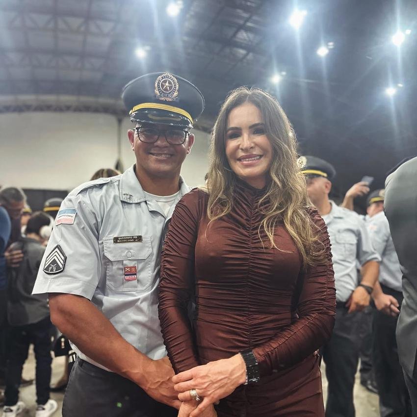 Carlos Maximiliano e sua esposa